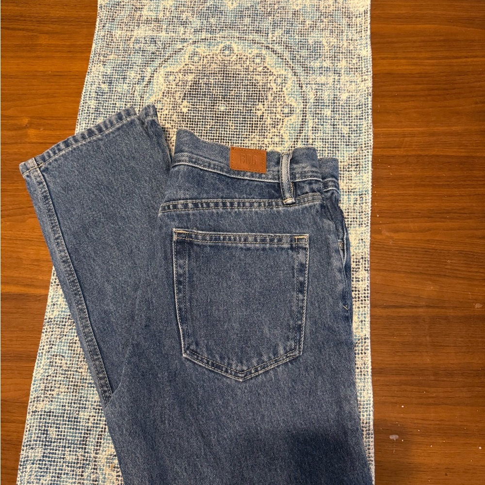 BDG Blue Straight-Leg Jeans with Durable Denim
